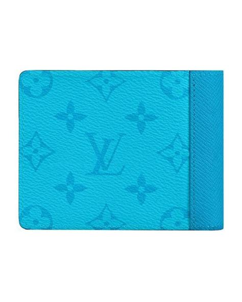 Louis Vuitton Multiple Wallet Blue in Coated Canvas 